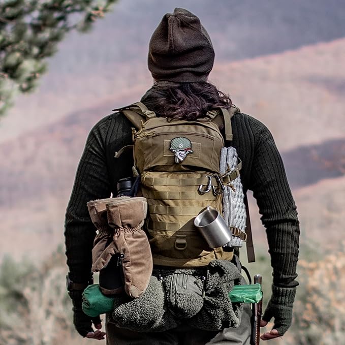 Mardingtop Military Tactical Backpack 25L Molle Hiking Backpack for Backpacking,Cycling and Biking