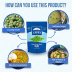 Thousand Lakes Freeze Dried Vegetables - Whole Peas 3.5 ounces | 100% Peas | No Salt Added | No Preservatives