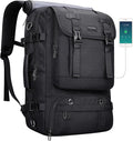 PIJUSHI Travel Backpack for Women Men Carry on Luggage Backpack Flight Approved Convertible Duffle Bag Fit 16 Inch Laptop(PE037 Black)