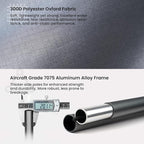 ONETIGRIS SUPRAGRIS Camping Cot, Support Up to 400lbs, Lightweight Comfortable Folding Bed for Camping, Hiking, Backpacking, Travel, Car Trips, Office Nap (Gray)