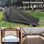 Onewind Ultralight One Person Tent, Single Person Fishing Tent with Rainfly Poles Easy Setup for 3 Season Camping Hiking Backpacking