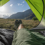 UNIKOME Outdoor Packable Camping Blanket, Lightweight Travel Blanket for Hiking, Camping, Dual-Sides Waterproof Puffy Down Alternative Camping Blanket with Snap Clasps, 75"×52", Grey&Light Grey