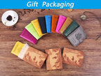 Airtag Passport Holder Cover Wallet RFID Blocking Leather Case Travel Essentials Luggage Accessories Travel Must Have(118#Purple)