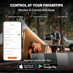 Jackery Solar Generator 1000 v2 with 200W Solar Panel,1070Wh Portable Power Station LiFePO4 Battery,1500W AC/100W USB-C Output, 1Hr Fast Charge for Outdoor,Off-Grid Living,RV,Emergency