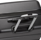 SwissGear 7366 Signature Hardside Expandable Luggage with Spinner Wheels, TSA Lock, Cup-Holder, Black, 3-Piece Set (19/23/27)