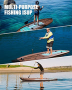Highpi Inflatable Stand Up Paddle Board for Youth and Adults – Wide Sup with Premium Accessories, Blow Up Paddleboard for Surfing, Fishing, Yoga & More