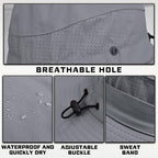 Sun Hats for Men Women, UPF50+ Protection Safari Hat,Wide Brim Fishing Hat with Neck Flap,Bucket Hats for Beach Hiking