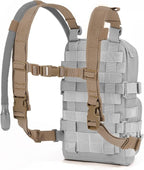 Tactical Small MOLLE Hydration Pack Outdoor Water Bladder Carrier Pack for Vest Backpack