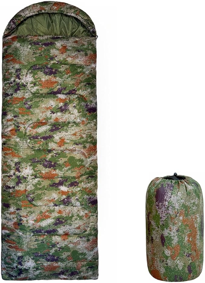 Sleeping Bags for Adults，Lightweight Waterproof Compact Sleeping Bag with Stuff Sack for Warm Camping Cold Hiking Traveling Outdoor Activities