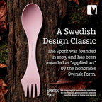 Light My Fire Spork Original 3-in-1 Camping Spoon Fork Knife Combo Reusable Travel & Camping Utensils Lunch Spork Outdoor Backpacking Hiking Picnic Utensil BPA Free, 2-Pack Green/Pink