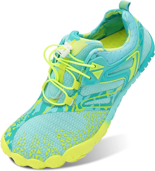 L-RUN Barefoot Water Shoes Women Mens Aqua Sock Athletic Hiking Water Sports Shoes for Swim Beach Pool Sand Diving Walking