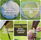 4/6 Person Easy Pop Up Tent, Waterproof, Automatic Setup,2 Doors-Instant Family Tents for Camping, Hiking & Traveling