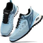 Kricely Men's Trail Running Shoes Non Slip Hiking Shoes Tennis Shoes Fashion Sneakers Workout Footwear