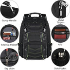 VECKUSON 18.4 Laptop Backpack for Men, 55L Extra Large Gaming Laptops Backpack,TSA Friendly Flight Approved and RFID Anti-Theft Pocket