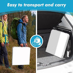 Camp Field Camping Folding Aluminum Table with Adjustable Legs for Outdoor Travel Beach, Backyards, BBQ, Party and Picnic Foldable Table