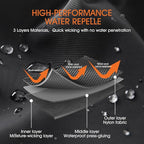 likloks Adjustable Leg Gaiters for Men & Women - Lightweight & Waterproof Gaiter for Hiking, Snow, Trail, Trekking, Hunting, Climbing