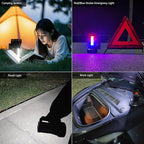 Rechargeable Spotlight Flashlight 15000 Lumen Handheld Spotlight 10800mah LED Big Searchlight Twin Side Flood Light for During Hurricane Emergency LED Lanterns Outages Hunting Hiking Boating Camping