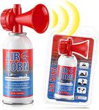 1 Pack Large Air Horn for Safety 3.5oz, 122dB Very Loud Marine Air Horn for Boat, Coast Guard Approved, Great for Boat & Marine Safety, Sporting Events, Travels, Hiking (Red)