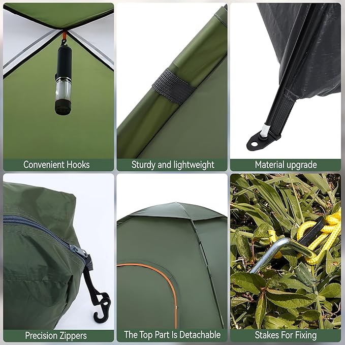 1/2/3/4 Person Tents Waterproof&Windproof Family Tents Camping-Tent,Lightweight Portable Pop Up Tent for Camping,Hiking,Mountaineering or Beach Easy to Set Up Adventures Carry Bag
