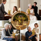 4 Pack Bee Solar Lanterns Outdoor Waterproof, Metal Hanging Lights Decorations for Garden Yard Lawn Patio, Bee Gifts for Women Mom Grandma Aunt Mother in Law Christmas