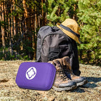 276PCS Compact Small First Aid Kits for Home Businesses Urgent Essential Mini First Aid Kit Travel Size Car Emergency Supplies Kit for Hiking Boating Skating, Purple AMORNING