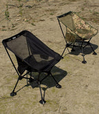 iClimb Ultralight Compact Camping Folding Beach Chair with Anti-Sinking Large Feet