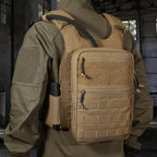 PETAC GEAR Tactical Molle Hydration Pack for 1.5L - Lightweight Water Reservoir Bag for Molle Vest Backpack, for Hiking, Hunting