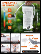 Chest Bag for Men with Expandable Accordion Structure, Running Vest for Outdoors, Chest Pack for Cycling, Hiking