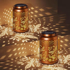 Dragonfly Solar Lanterns Outdoor Waterproof Garden Decor Hanging Solar Lights Gifts for Women Mom Grandma Metal Garden Decorative Lights for Yard, Backyard, Patio, Porch