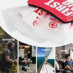 Emergency First Aid Kit Survival - Dotodo Car Medical Kit | Portable Emergency Kit for Trave, Home, Sports, Camping, Dorm, RV, Workplace (Red, 125 PCS)