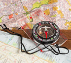 TurnOnSport Orienteering Compass - Advanced Scout Compass for Hiking, Camping, and Backpacking - Best Survival Gifts for Kids