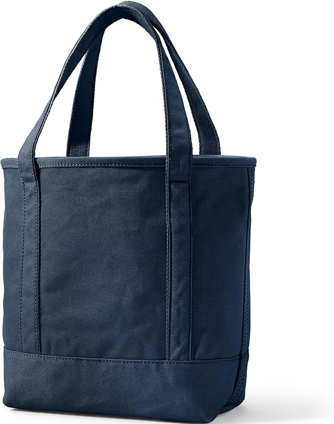 Lands' End Open Top Canvas Tote Bag