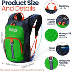 Kids Hydration Backpack with 1.5L Water Bladder Hiking Backpack Lightweight for Boys or Girls Children Biking Climbing Running Cycling