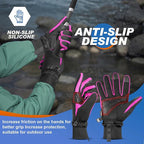 Sukeen Winter Gloves Men Women, Touchscreen Anti-Slip Warm Mens Gloves for Running Driving Cycling Hiking Biking Outdoor