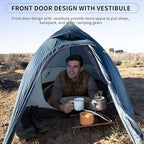 Naturehike Cloud-Up 1 Person Tent, Lightweight Backpacking Tents for One Man, Waterproof Ultralight One Person Tent for Camping Hiking Backpacking