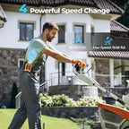 Portable Waist Fan, 4 Speeds 13000RPM Strong Airflow, Clip On Belt & Rechargeable, Battery Operated 24Hrs, Power Bank, Hands-Free Personal Shirt Fan for Outdoor Jobsite Camping Travel