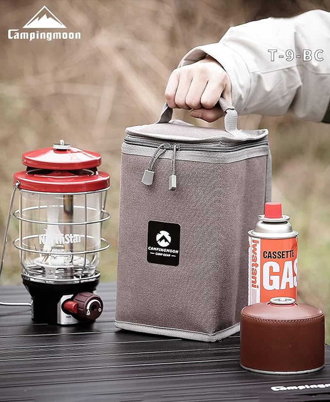 CAMPINGMOON Camping Gear Lantern Storage Case T-8,T-9