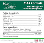 Bug Soother MAX - Extra Strength Natural Gnat, Tick, and Mosquito Repellent, 2 Pack 8 fl oz w/Free 1 oz. DEET-Free Bug Spray Deterrent - Safe for Adults & Environment - Made in USA