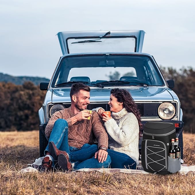 Maelstrom Cooler Backpack - 35/50 Can Insulated Soft Cooler Lunch Bag for Camping, Beach, Hiking & Shopping