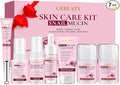 Christmas Gifts for Women,7 Pcs Skin Care Set,Hydrating Moisturing Repairing Soothing Snail Mucin Facial Skin Care Routine Kit for Dull Skin & Dry Skin,Skincare Gift Set Women