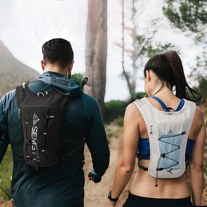 Running Hydration Vest 5L,Running Vest Pack with 1.5L Water Bladder,Lightweight Water Backpack for Hiking Running Cycling