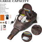 Sling Bag Crossbody Bags for Women Small Cross Body Bag Fanny Packs Chest Sling Purse for Daily Travel Leisure Sport