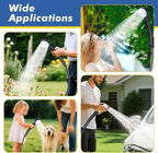 Fohil Portable Shower for Camping, 6000mAh Rechargeable Portable Outdoor Shower with Digital Display, IPX7 Waterproof Outdoor Camp Pump for Camping, Beach, Hiking, Travelling, Pet Cleaning