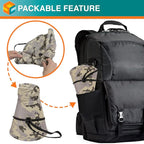 SUN CUBE Wide Brim Sun Hat with Neck Flap, UPF50+ Hiking Safari Fishing Hat for Men Women, Sun Protection Beach Hat