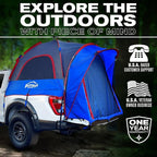 Pittman - Truck Bed Tent with EZ-UP Design - Pickup Truck Tent for Camping - Includes Rain Fly, Extra Wide Entry, Oversize Air Mesh & Porch Cover - Premium Pickup Bed Camper