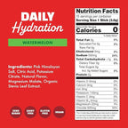 Waterboy Daily Hydration | 1,570mg Electrolyte Powder Packets | No Sugar, All Natural, Gluten Free, Zero Calories | 15 Drink Stick Mixes (Watermelon)