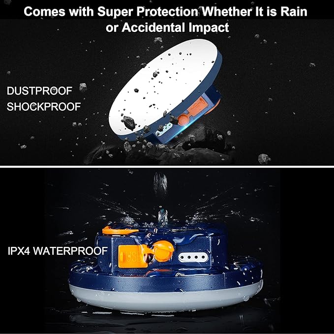 7800mAh 3000LM Flashlight Portable LED Camping Lantern Rechargeable Light 30W with Magnet , IPX5 Waterproof Tent Lights Power Failure Emergency