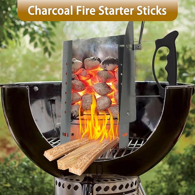 Fatwood Fire Starter Sticks for Fireplace, Fire Pit, Bonfires, Campfires, Wood Stoves, Mini Firewood Starter, 100% Natural Pine Fire Kindling Wood (10.0, Pounds)