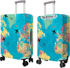 Travel Luggage Cover Suitcase Protector Fits 18-32 Inch Wheel Covers PatternedTravel Related Items Flower Luggage Protector Elastic M