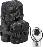 Tactical Small MOLLE Hydration Pack Outdoor Water Bladder Carrier Pack for Vest Backpack
